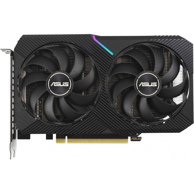 Видеокарта Asus PCI-E 4.0 DUAL-RTX3060-12G-V2 LHR NVIDIA GeForce RTX 3060 12288Mb 192 GDDR6 1777 / 15000 / HDMIx1 / DPx3 / HDCP Ret