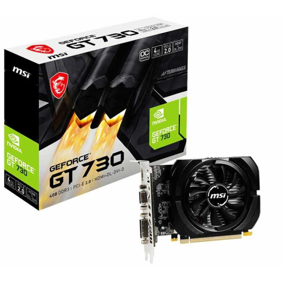 Видеокарта MSI GeForce GT 730 N730K-4GD3 / OCV1