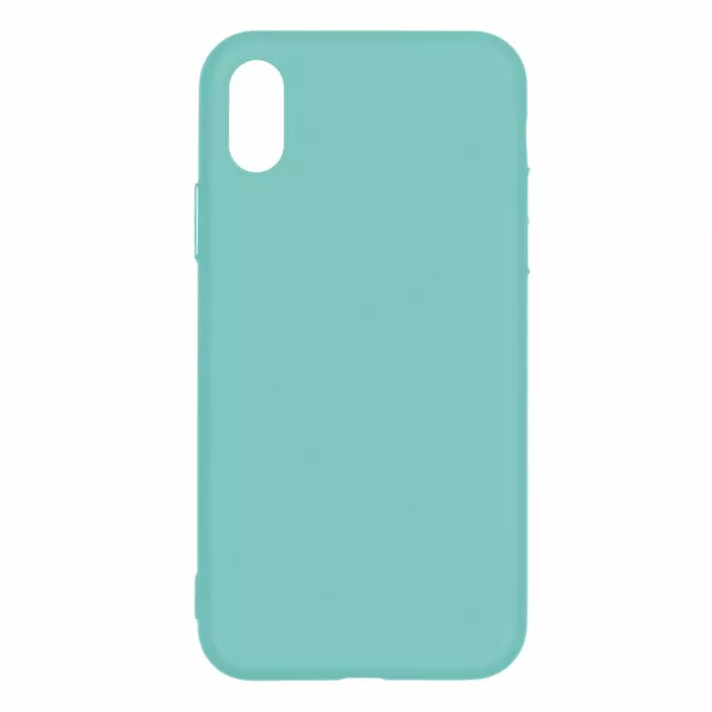 Чехол-накладка Pero Soft Touch для смартфона iPhone XS Max (Цвет: Turquoise)