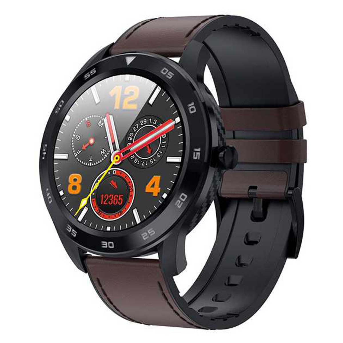 Умные часы Smarterra SmartLife Thor (Цвет: Black/Brown)