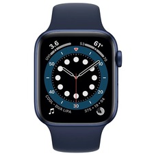 Умные часы Apple Watch Series 6 GPS 44mm Aluminum Case with Sport Band M00J3RU/A (Цвет: Blue/Deep Navy)Apple Watch Series 6 44mm Alum. Case with Sport Band blue/deep navy (M00J3) RU