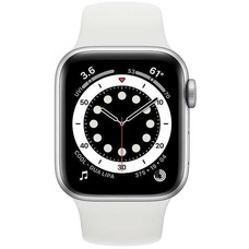 Умные часы Apple Watch Series 6 GPS 40mm Aluminum Case with Sport Band MG283RU/A (Цвет: Silver/White)
