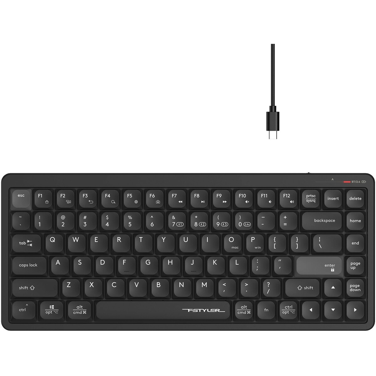 Клавиатура A4Tech Fstyler FBX53C, черный 