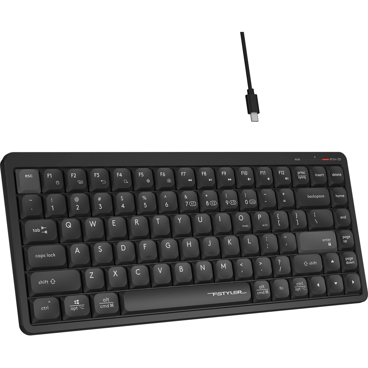 Клавиатура A4Tech Fstyler FBX53C, черный 