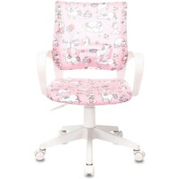 Кресло детское Бюрократ BUROKIDS 1 W (Цвет: Pink/White)
