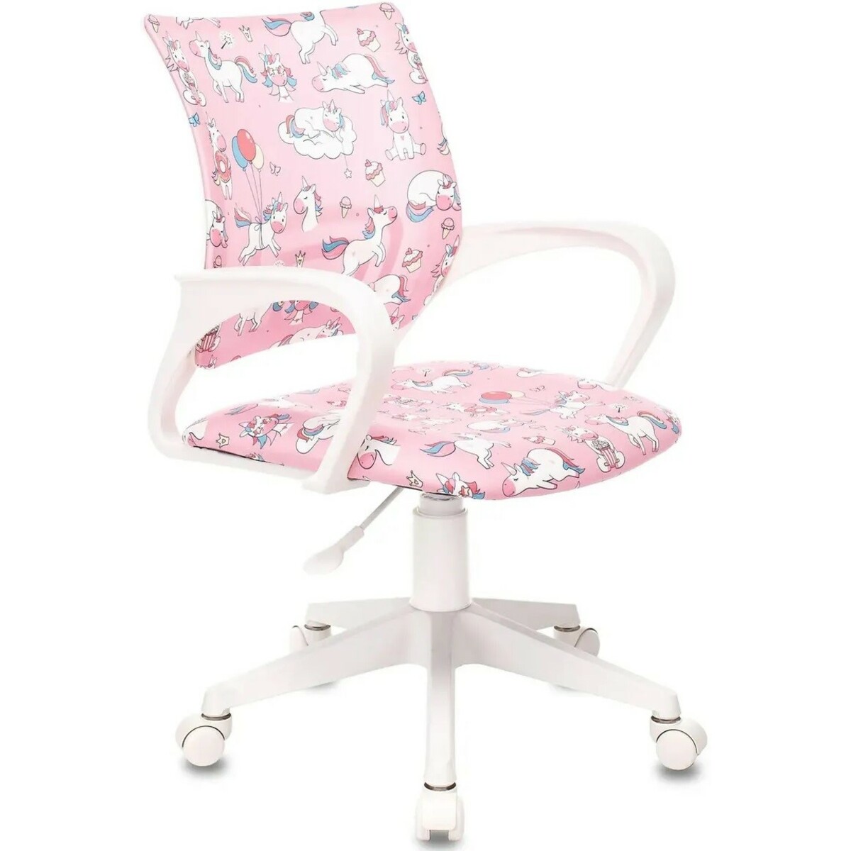 Кресло детское Бюрократ BUROKIDS 1 W (Цвет: Pink/White)