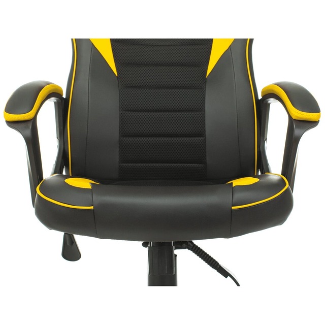 Кресло игровое Zombie GAME 16 (Цвет: Black/Yellow)