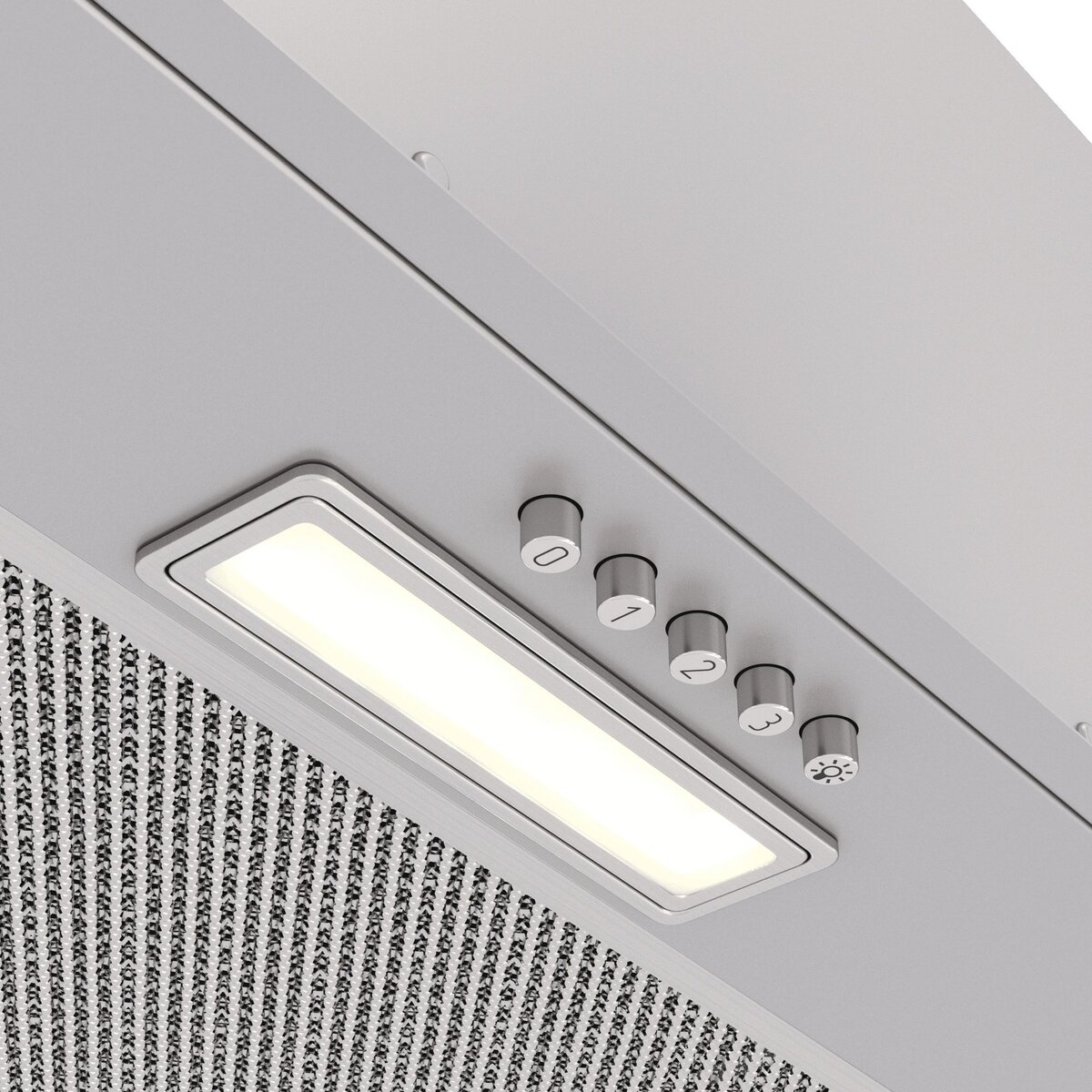 Вытяжка встраиваемая Elikor Cube Basic 60П-500-К3Д (Цвет: Inox)