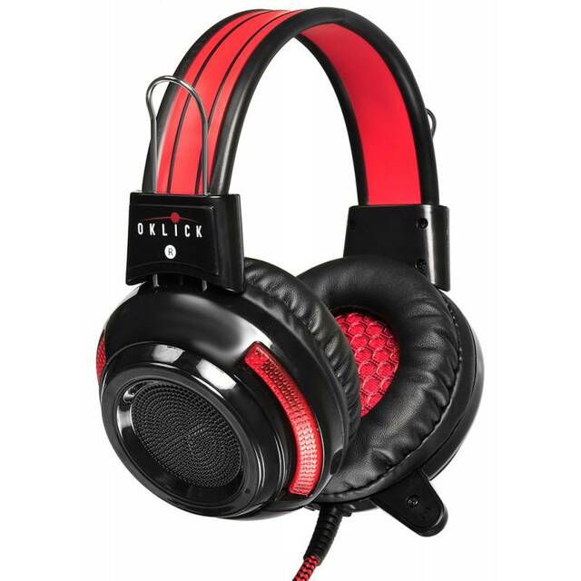 Компьютерная гарнитура Oklick HS-G300 ARMAGEDDON (Цвет: Black/Red)