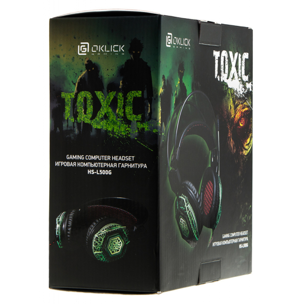 Компьютерная гарнитура Oklick HS-L500G TOXIC (Цвет: Black)