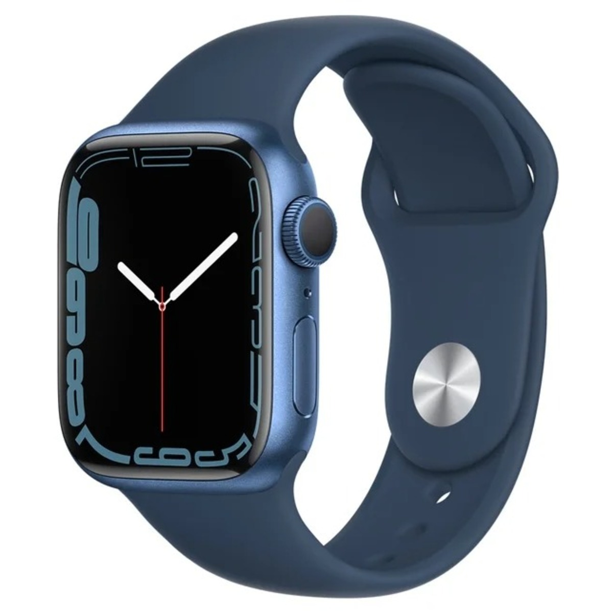 Умные часы Apple Watch Series 7 45mm Aluminum Case with Sport Band (Цвет: Abyss Blue)