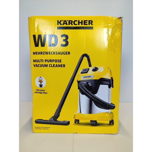 Строительный пылесос Karcher WD 3 P S V-17 / 4 / 20 (Цвет: Yellow)