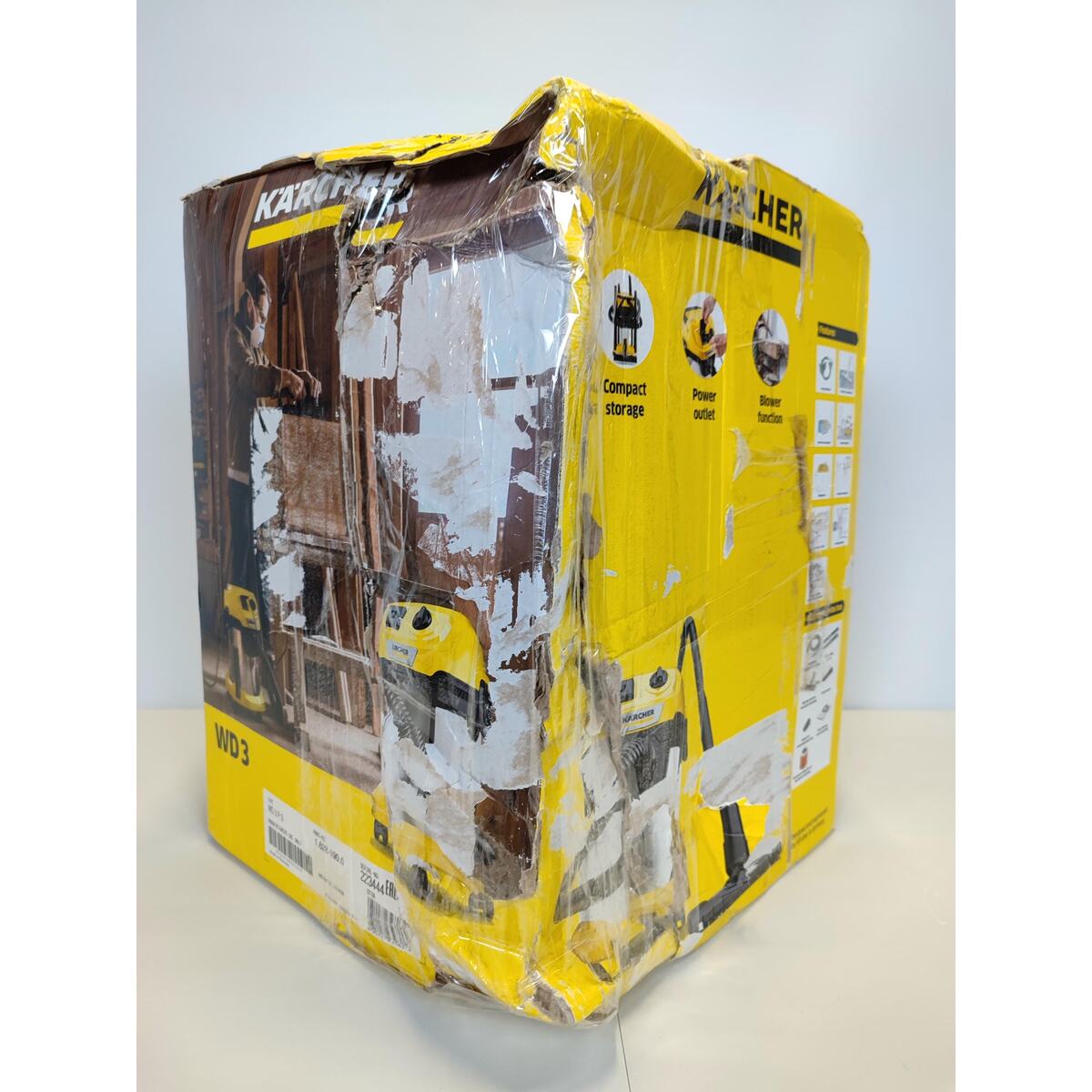 Строительный пылесос Karcher WD 3 P S V-17 / 4 / 20 (Цвет: Yellow)