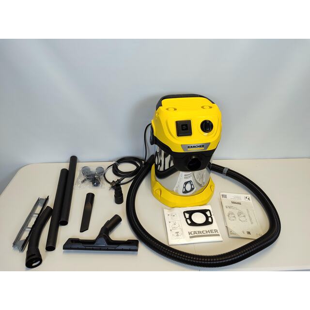 Строительный пылесос Karcher WD 3 P S V-17 / 4 / 20 (Цвет: Yellow)