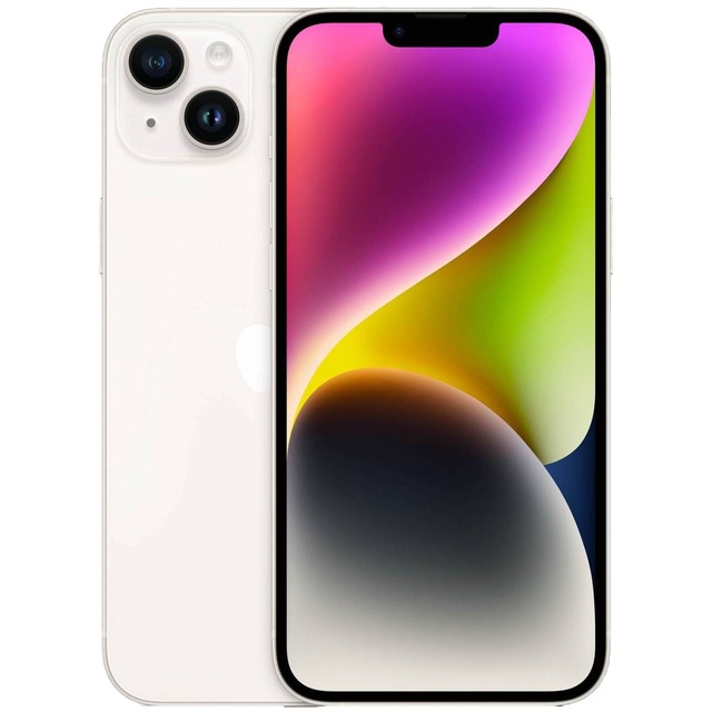 Смартфон Apple iPhone 14 128Gb MPUU3RU (Цвет: Starlight)