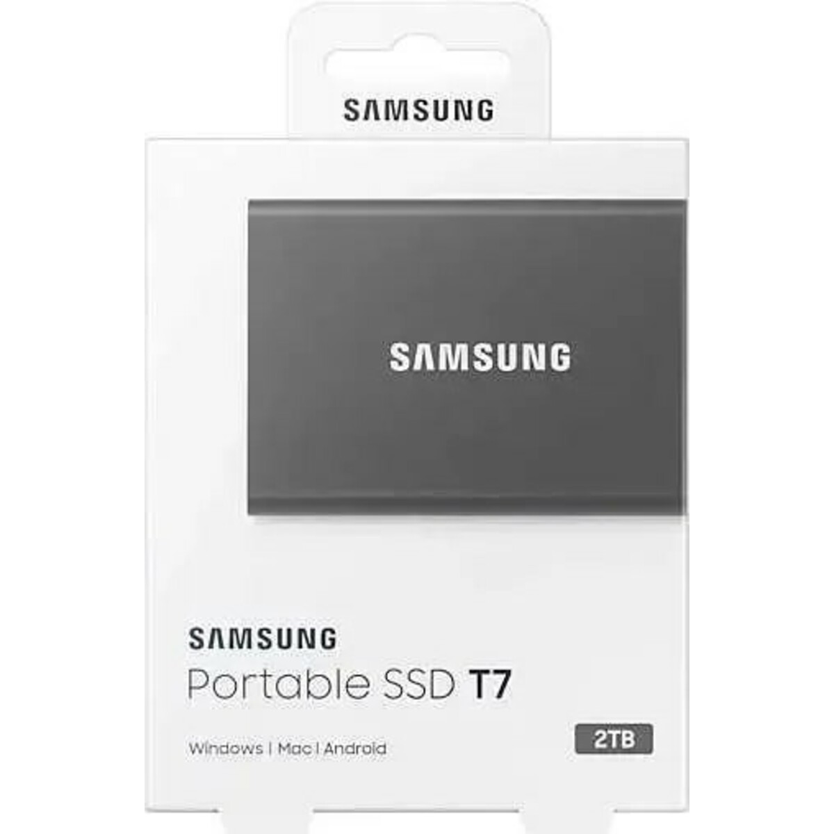 Накопитель SSD Samsung USB-C 2Tb MU-PC2T0T/WW, черный