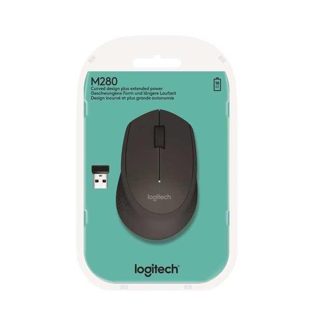 Беспроводная мышь Logitech M280 (Цвет: Black)