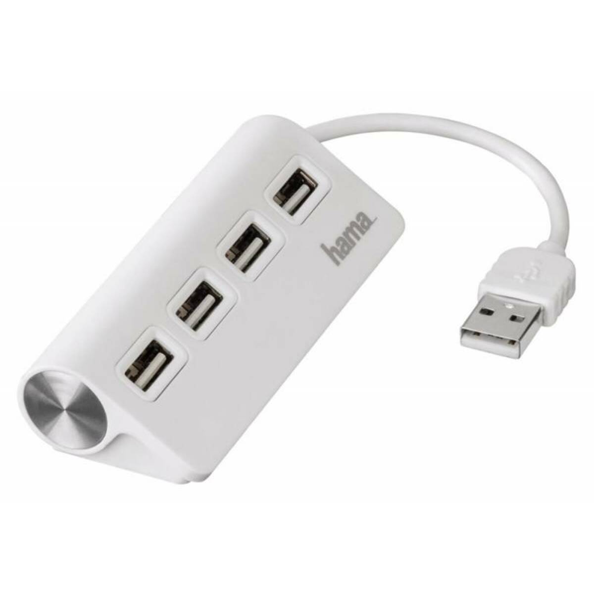 Разветвитель USB 2.0 Hama TopSide  (Цвет: White)