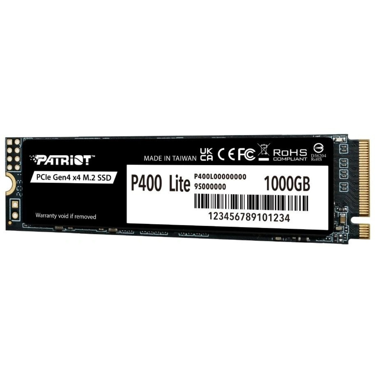 Накопитель SSD Patriot PCIe 4.0 x4 1TB P400LP1KGM28H