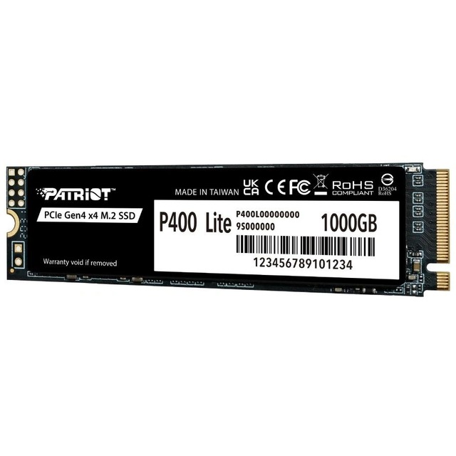 Накопитель SSD Patriot PCIe 4.0 x4 1TB P400LP1KGM28H
