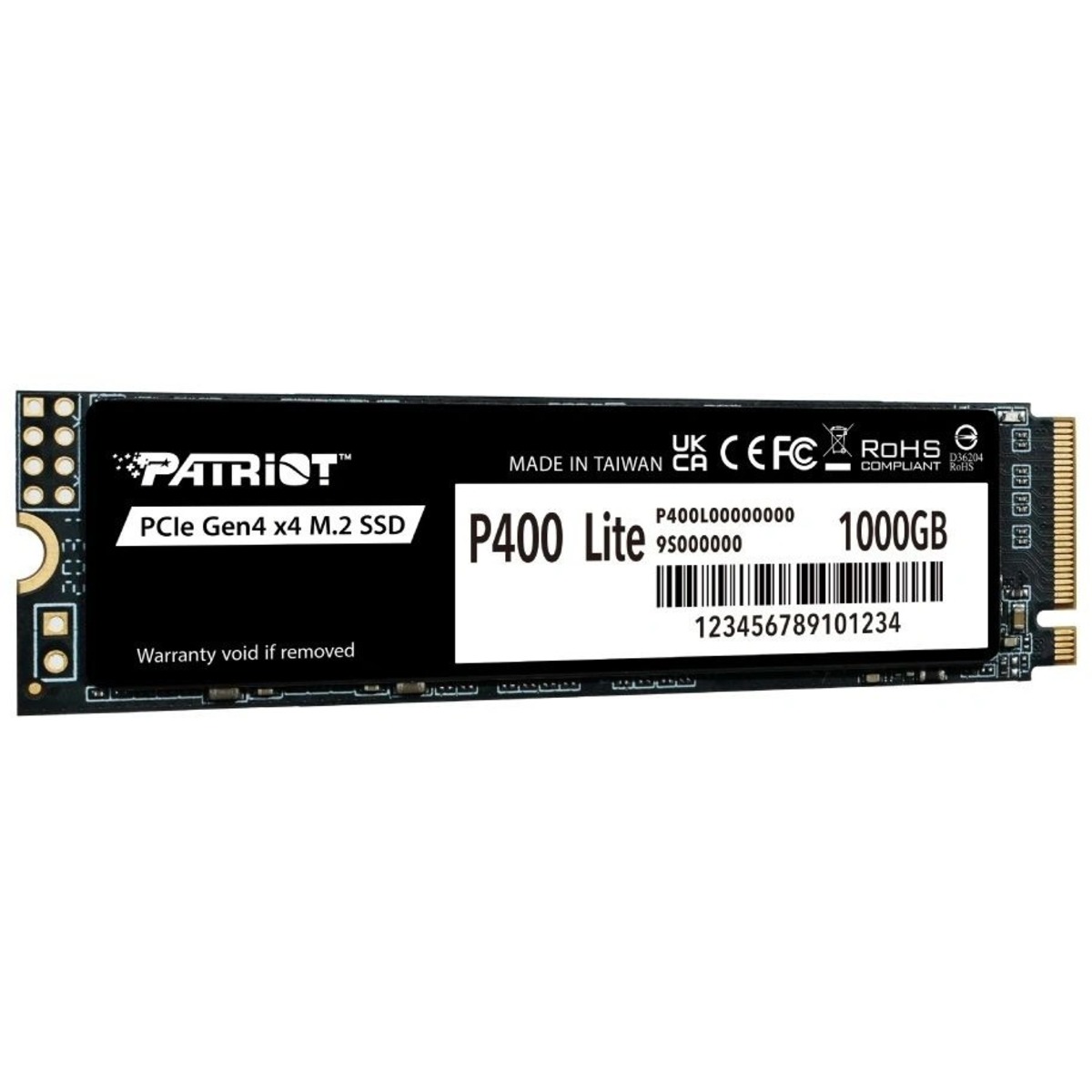 Накопитель SSD Patriot PCIe 4.0 x4 1TB P400LP1KGM28H