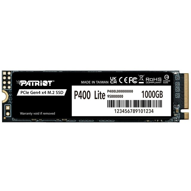 Накопитель SSD Patriot PCIe 4.0 x4 1TB P400LP1KGM28H