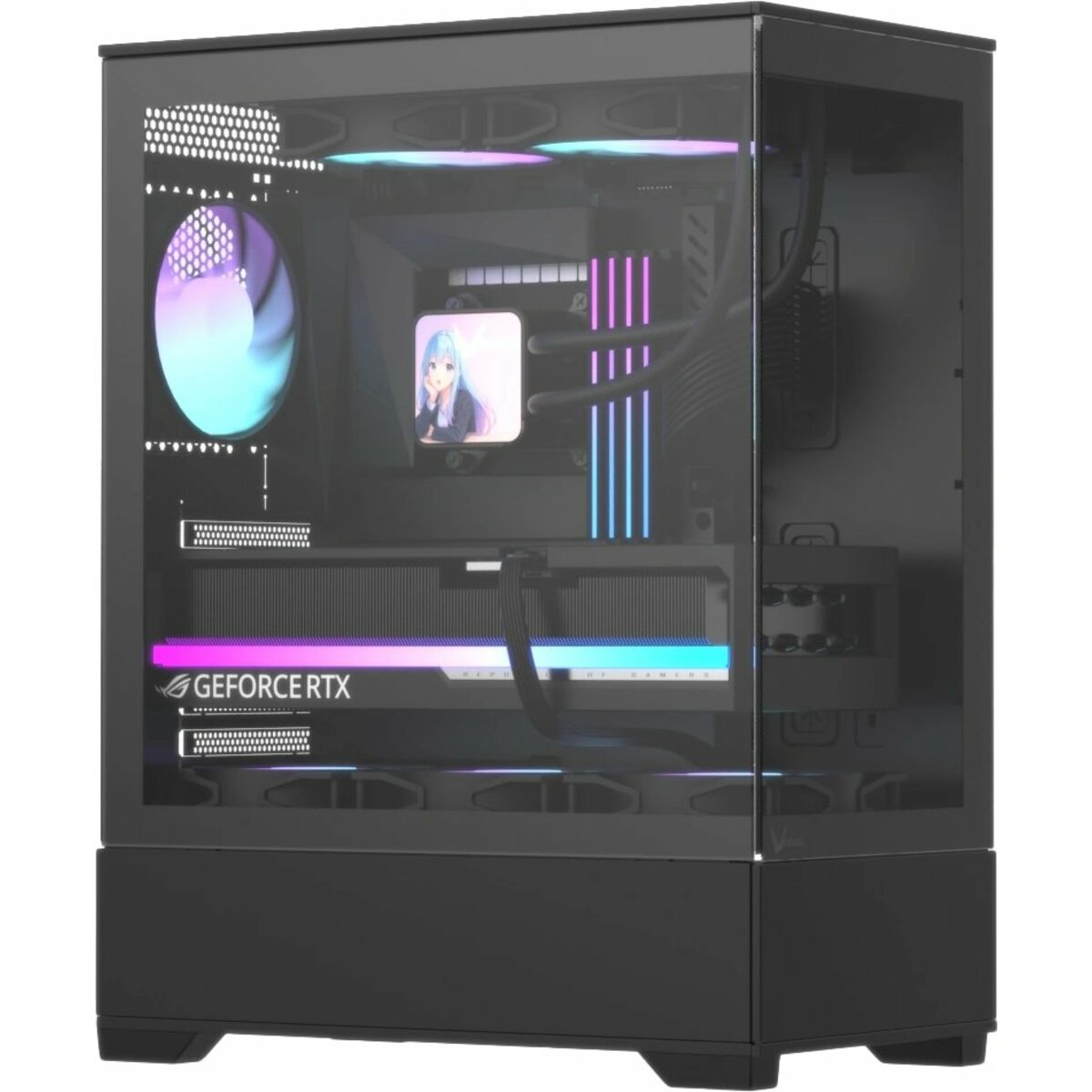Корпус Formula Crystal Z1 Plus AR V2, черный 