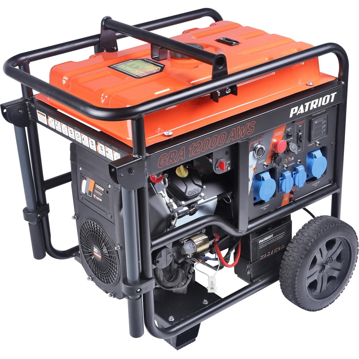 Генератор Patriot GRA 12000AWS (Цвет: Orange)