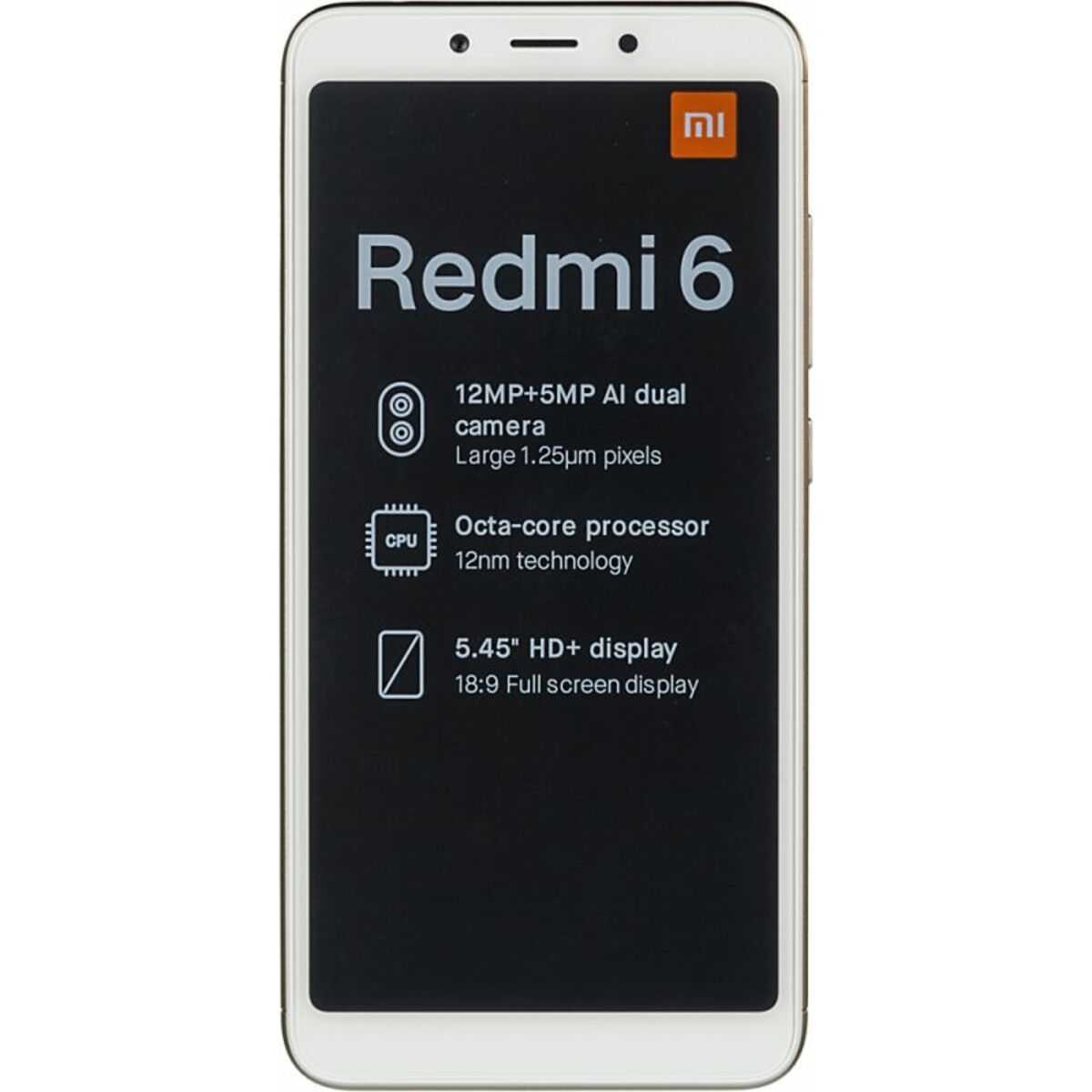 Смартфон Xiaomi Redmi 6 4/64Gb RU (Цвет: Gold)