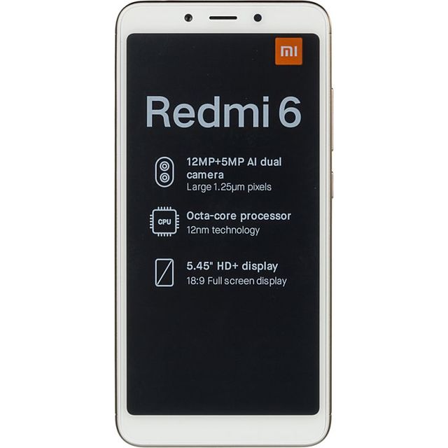 Смартфон Xiaomi Redmi 6 4 / 64Gb RU (Цвет: Gold)