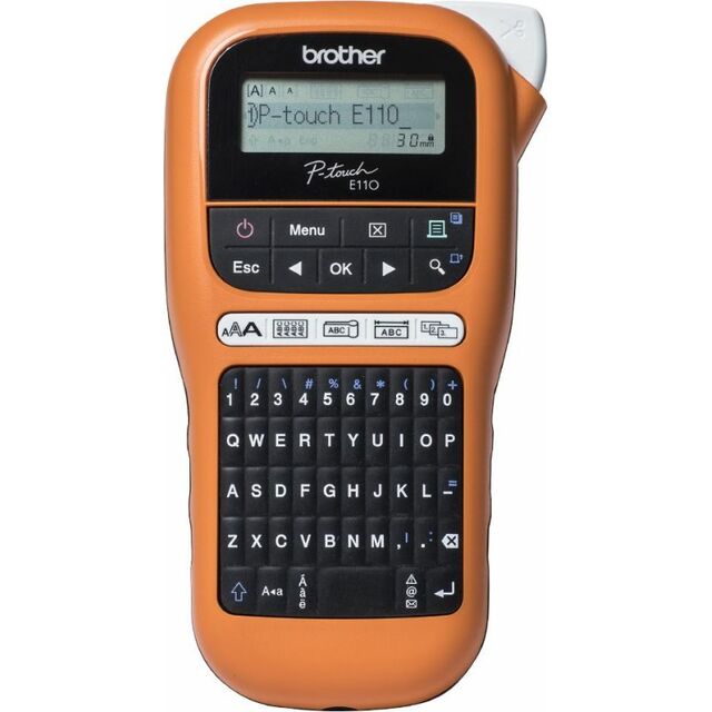 Принтер Brother P-touch PT-E110VP (Цвет: Orange)