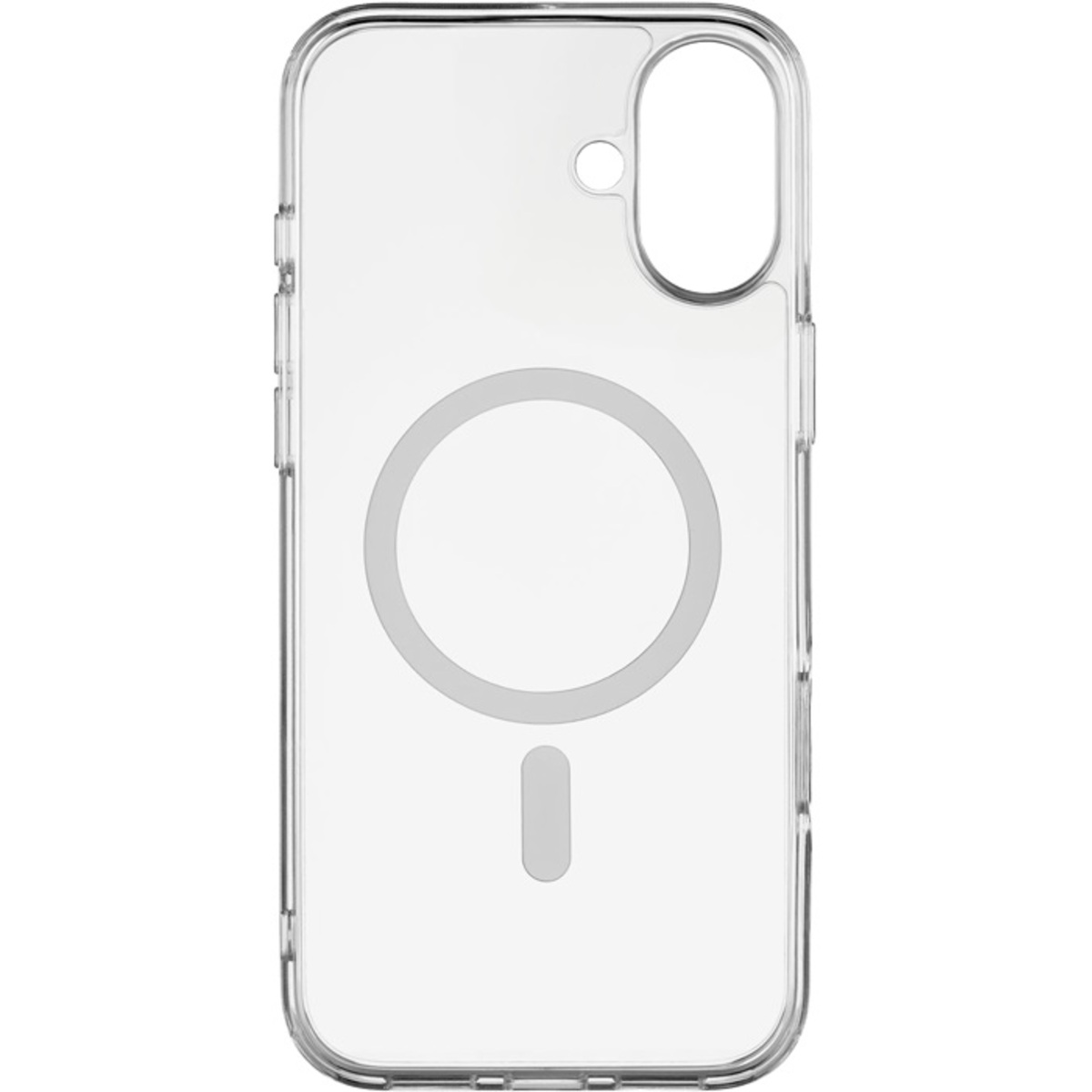 Чехол-накладка uBear Real Mag Case для смартфона Apple iPhone 16 Plus (Цвет: Crystal Clear)