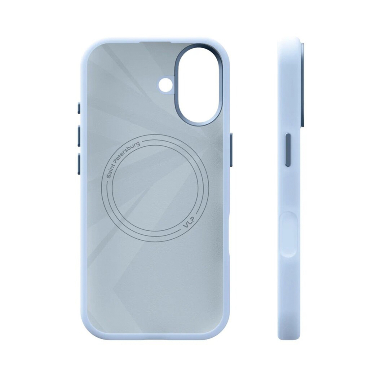 Чехол-накладка VLP Aster Pro Case with MagSafe для смартфона Apple iPhone 17 (Цвет: Blue)