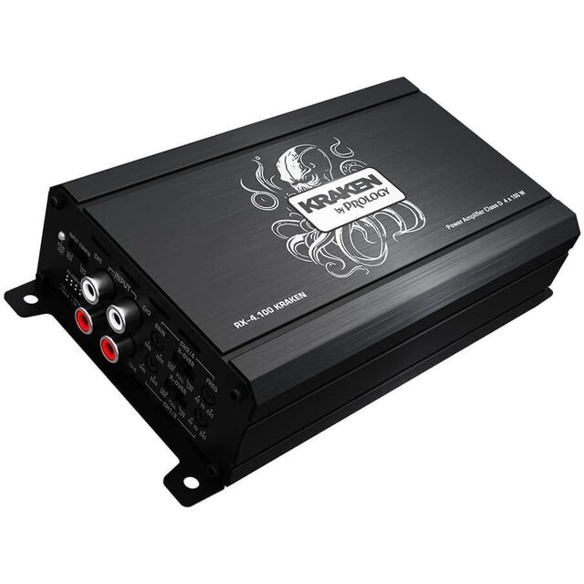 Усилитель автомобильный Prology RX-4.100 KRAKEN, черный