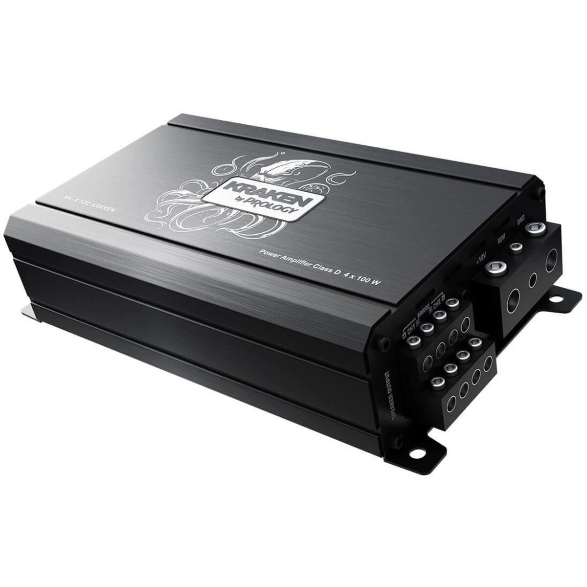 Усилитель автомобильный Prology RX-4.100 KRAKEN, черный