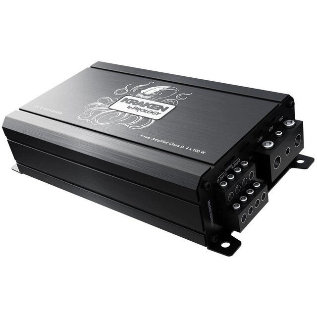 Усилитель автомобильный Prology RX-4.100 KRAKEN, черный
