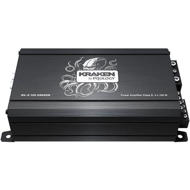 Усилитель автомобильный Prology RX-4.100 KRAKEN, черный