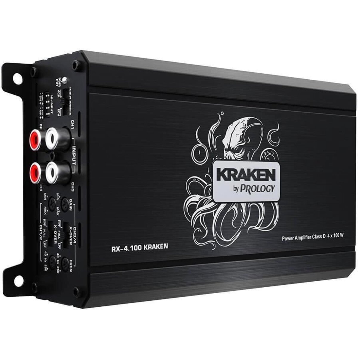 Усилитель автомобильный Prology RX-4.100 KRAKEN, черный