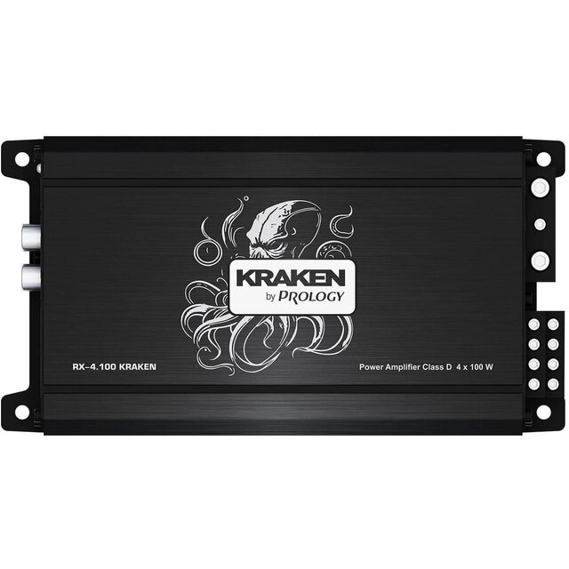 Усилитель автомобильный Prology RX-4.100 KRAKEN, черный