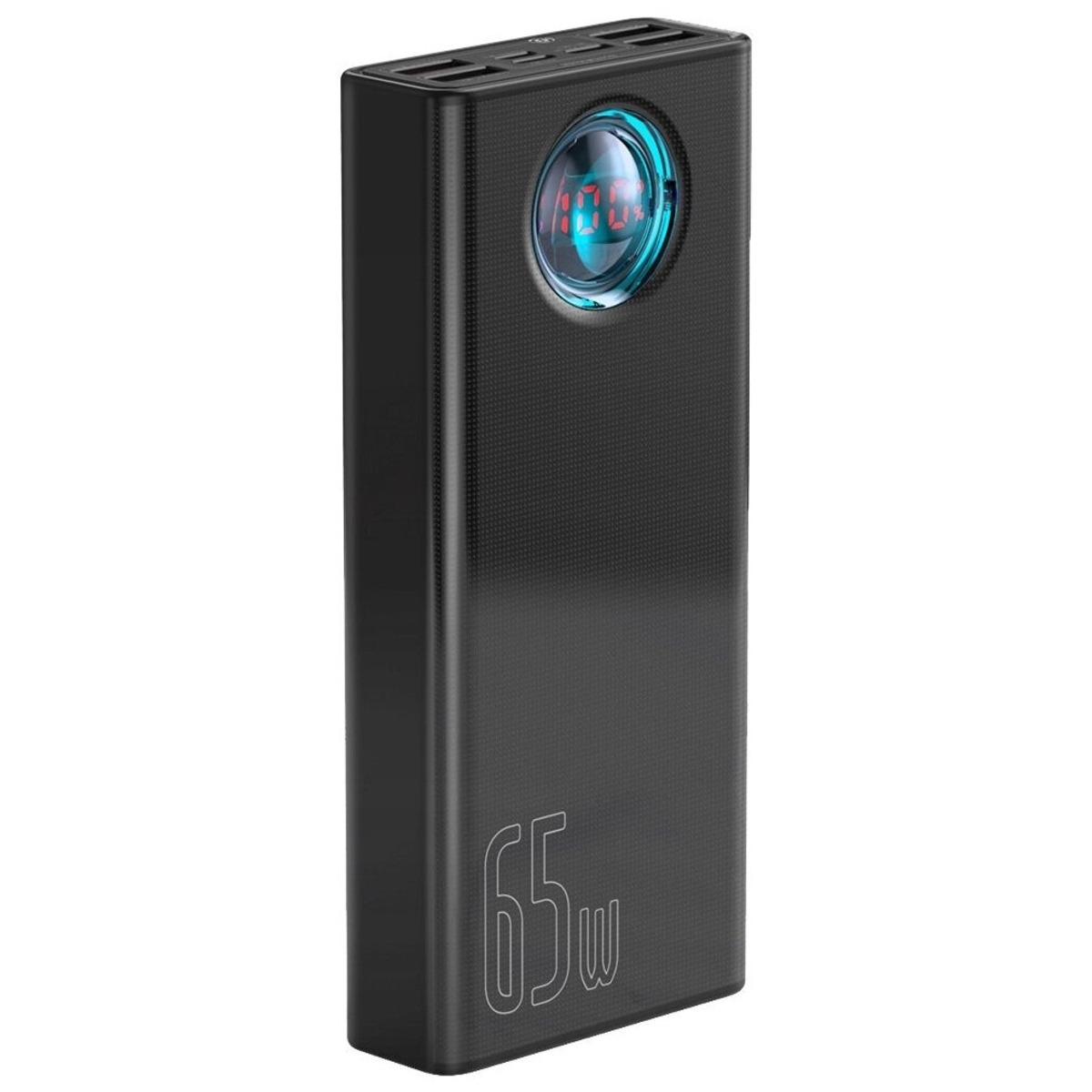 Внешний аккумулятор Baseus Amblight Digital Display 65W Quick Charge Power Bank 30000mAh (Цвет: Black)