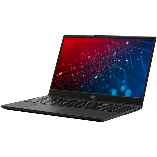 Ноутбук IRU Tactio 15ALG (Core i3 1215U 8Gb SSD256Gb Intel UHD Graphics 15.6 IPS FHD (1920x1080) Windows 11 Professional black WiFi BT Cam 4500mAh)