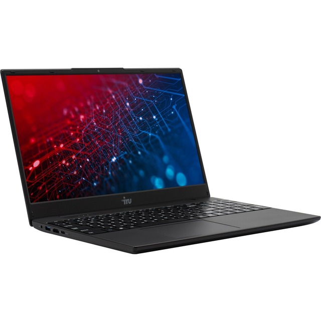 Ноутбук IRU Tactio 15ALG (Core i3 1215U 8Gb SSD256Gb Intel UHD Graphics 15.6 IPS FHD (1920x1080) Windows 11 Professional black WiFi BT Cam 4500mAh)