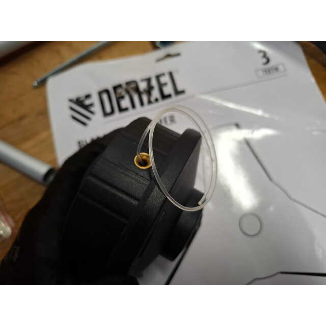 Триммер электрический Denzel TE-1400 (Цвет: Yellow / Black)