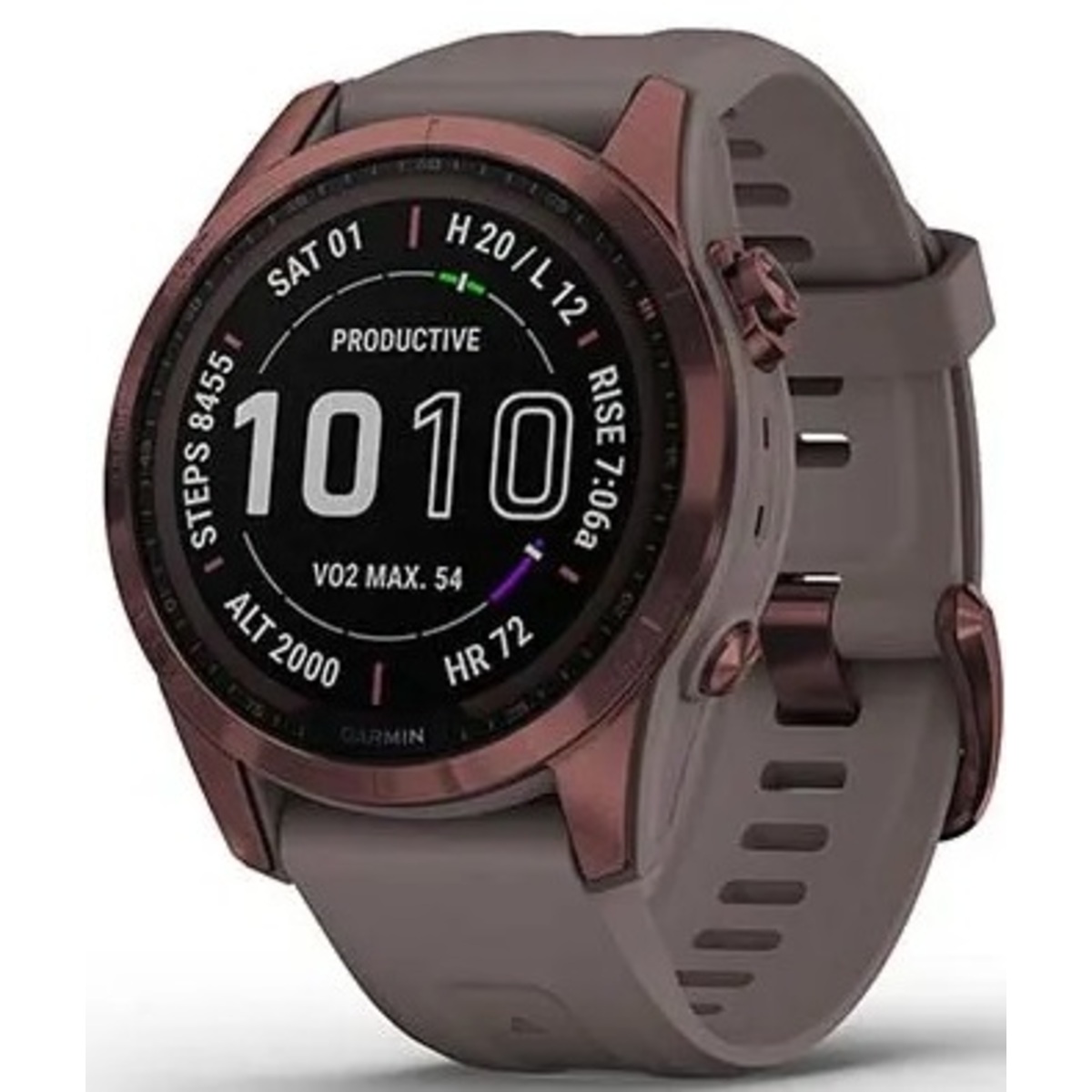 Умные часы Garmin Fenix 7S Sapphire Solar (Цвет: Dark Bronze)