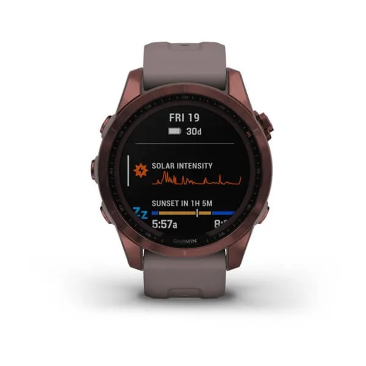Умные часы Garmin Fenix 7S Sapphire Solar (Цвет: Dark Bronze)