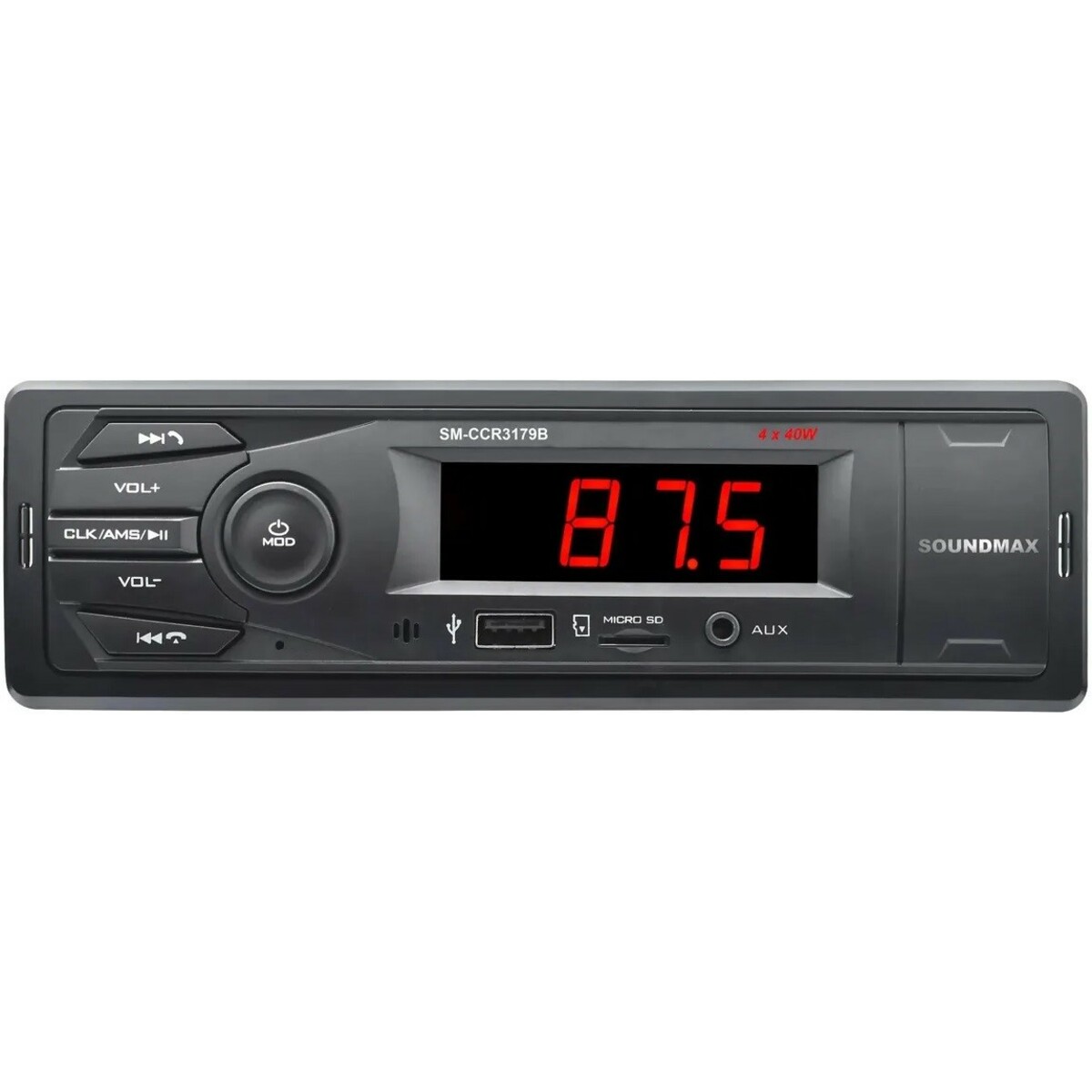 Автомагнитола Soundmax SM-CCR3179B, черный