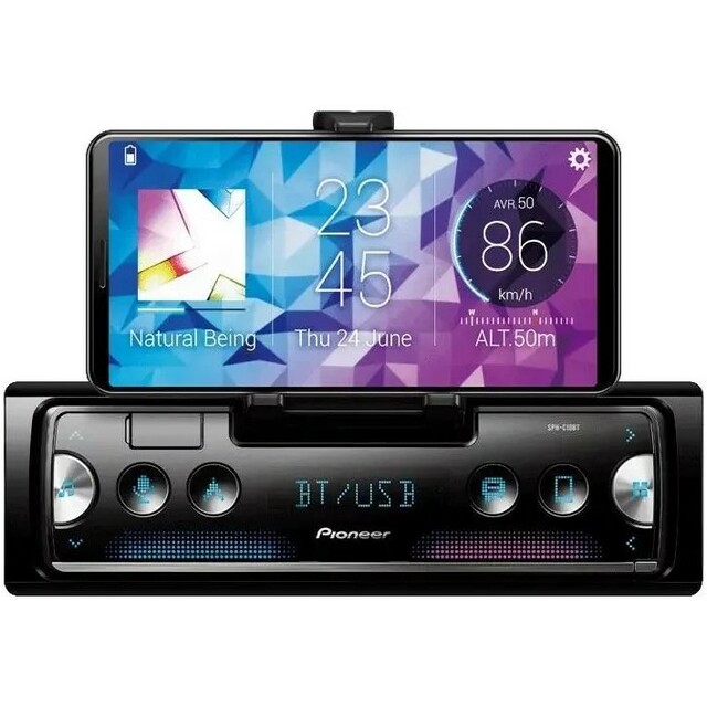 Автомагнитола Pioneer SPH-C10BT, черный Автомагнитола Pioneer SPH-C10BT, черный
