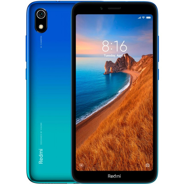 Смартфон Xiaomi Redmi 7A 2 / 32Gb Global (Цвет: Gem Blue)