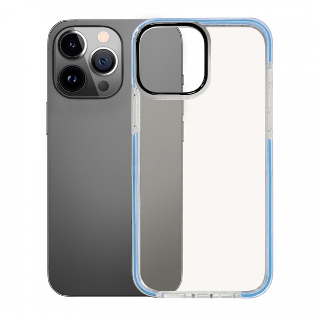 Чехол противоударный Devia Super Shockproof Case для iPhone 13 Pro Max (Цвет: Light Blue)