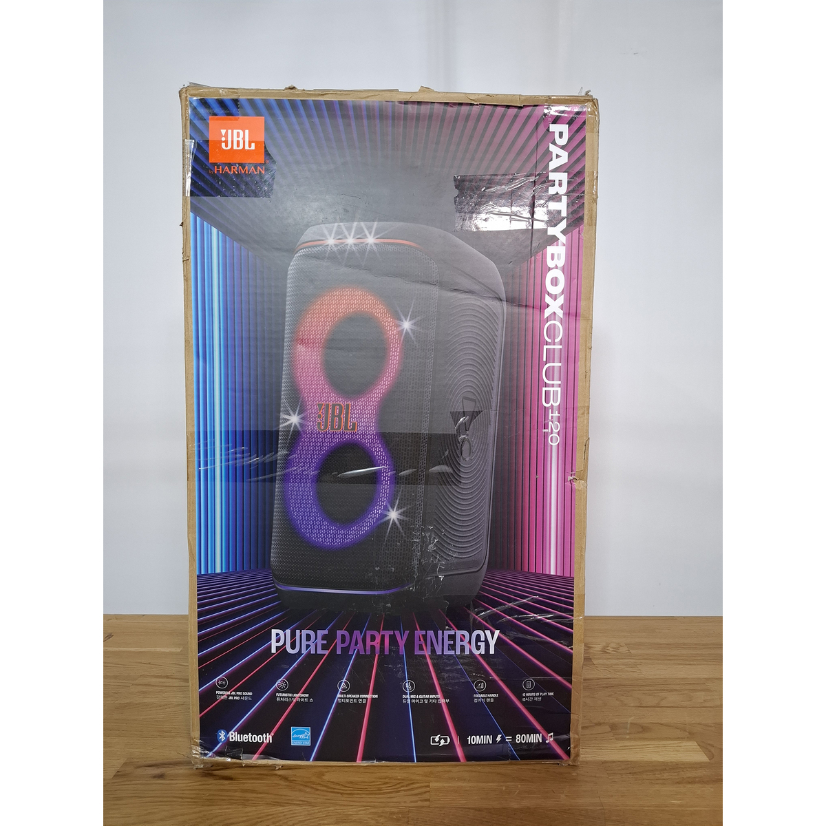 Минисистема JBL PartyBox Club 120, чeрный